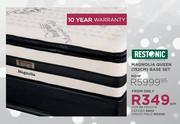 Restonic 152cm Magnolia Queen Base Set