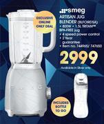 Smeg Artisan Jug Blender(BLFOIRDSA) Includes Bottle To Go