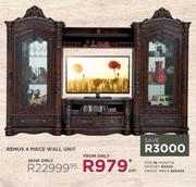 Remus 4 Piece Wall Unit