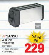 Sansui 4 Slice Toaster SSFT4000