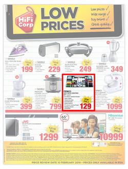 HiFi Corp : Low Prices (24 Jan - 10 Feb 2019), page 12