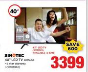 Sinotec 40" Full HD LED TV 40F1A11A