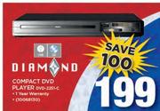 Diamond Compact DVD Player DVD-2251-C