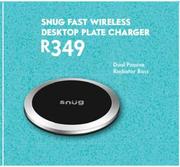 Snug Fast Wireless Desktop Plate Charger
