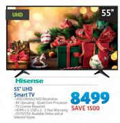 Hisense 55” UHD Smart TV