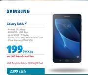 Samsung Galaxy Tab A 7"-On 2GB Data Price Plan 