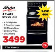 Univa 74Ltr 4 Plate Stove U116B