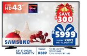 Samsung 43" (109cm) FHD Smart TV