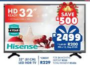 Hisense 32" (81cm) LED HDR TV