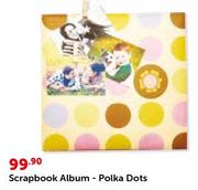 Scrapbook Album Polka Dots