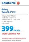 Samsung Galaxy Tab A 10.5" LTE-On 3GB Data Price Plan Includes R218 WiFi Modem