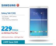 Samsung Galaxy Tab E 3G