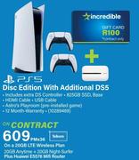 PS5 Disc Edition With Additional DS5-On A 20GB LTE Wireless Plan