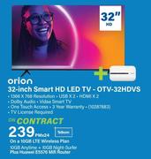 Orion 32 Inch Smart HD LED TV OTV-32HDVS-On A 10GB LTE Wireless Plan