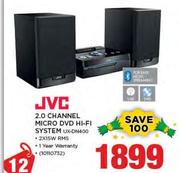 JVC 2.0 Channel Micro DVD Hi-Fi System(UX-DN400)
