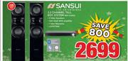 Sansui 2.2 Channel Tall Boy System(MDV-X2400)