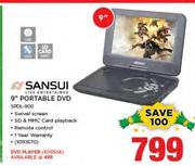 Sansui 9" Portable DVD(SPDL-900)