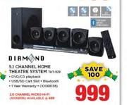 Diamond 5.1 Channel Home Theatre System(THT-929)