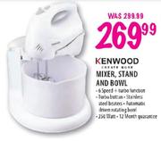 Kenwood Mixer,Stand and Bowl