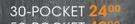 30-Pocket Flip File