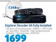 Dstv Explorer Decoder 3A Fully Installed