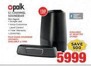 Polk 5.1 Channel Soundbar Mini Magnifi