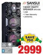 Sansui 1 Body Party Speaker(SPS-608)