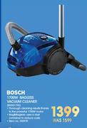 Bosch 1700W Bagless Vacuum Cleaner(BGN21702)