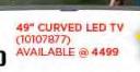 Diamond 49" HD Ready Curved LED TV