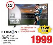 Diamond 49" HD Ready Curved LED TV