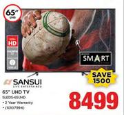 Sansui 65" UHD Smart TV SLEDS-65UHD