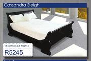 Cassandra Sleigh 152cm Bed Frame
