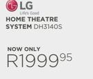 LG Home Theater System DH3140S