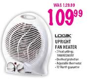 Logik Upright Fan Heater