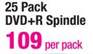 Verbatim 25 Pack DVD+ R Spindle-Per Pack