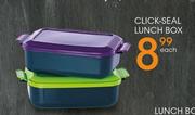 Click-Seal Lunch Box Each