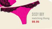 Sissy Boy Matching Thong