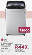 LG 17Kg Metallic Top Loader T1766NEFTF