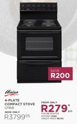 Univa 4-Plate Compact Stove U116B