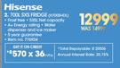 Hisense 700L SXS Fridge(H700SI-IDL)