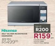 Hisense 30L Silver Microwave H30MOMMI