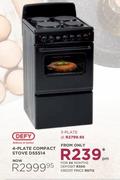 Defy 3 Plate Compact Stove DSS514