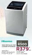 Hisense 16Kg Metallic Top Loader WTQ1602S