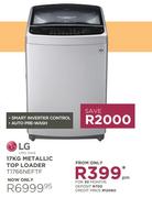 LG 17Kg Metallic Top Loader T1766NEFTF