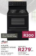 Univa 4-Plate Compact Stove U116B