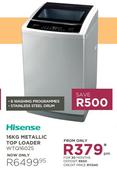 Hisense 16Kg Metallic Top Loader WTQ1602S