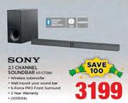 Sony 2.1 Channel Soundbar(HT-CT290)