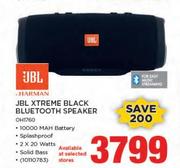 JBL Xtreme Black Bluetooth Speaker OH1760