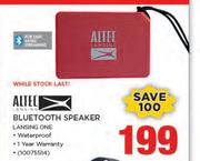 Altec Bluetooth Speaker Lansing One