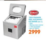 Sno Master 15Kg Stainless Steel Automatic Ice Maker ZBC-15